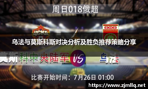 乌法与莫斯科斯对决分析及胜负推荐策略分享
